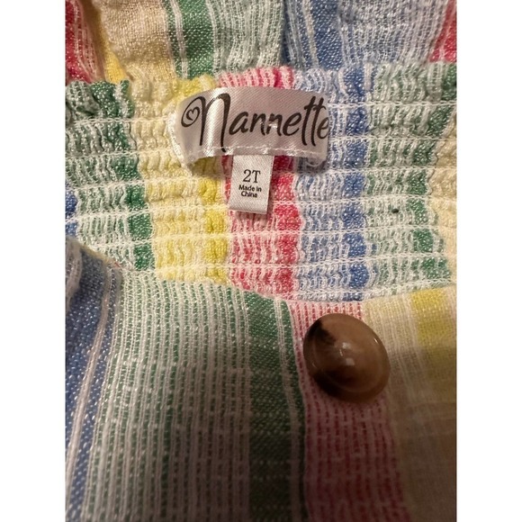 Nannette Multi Color Dress 2T - Picture 3 of 3